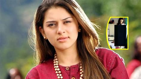 When Hansika Motwani reacted after a bathroom MMS allegedly。